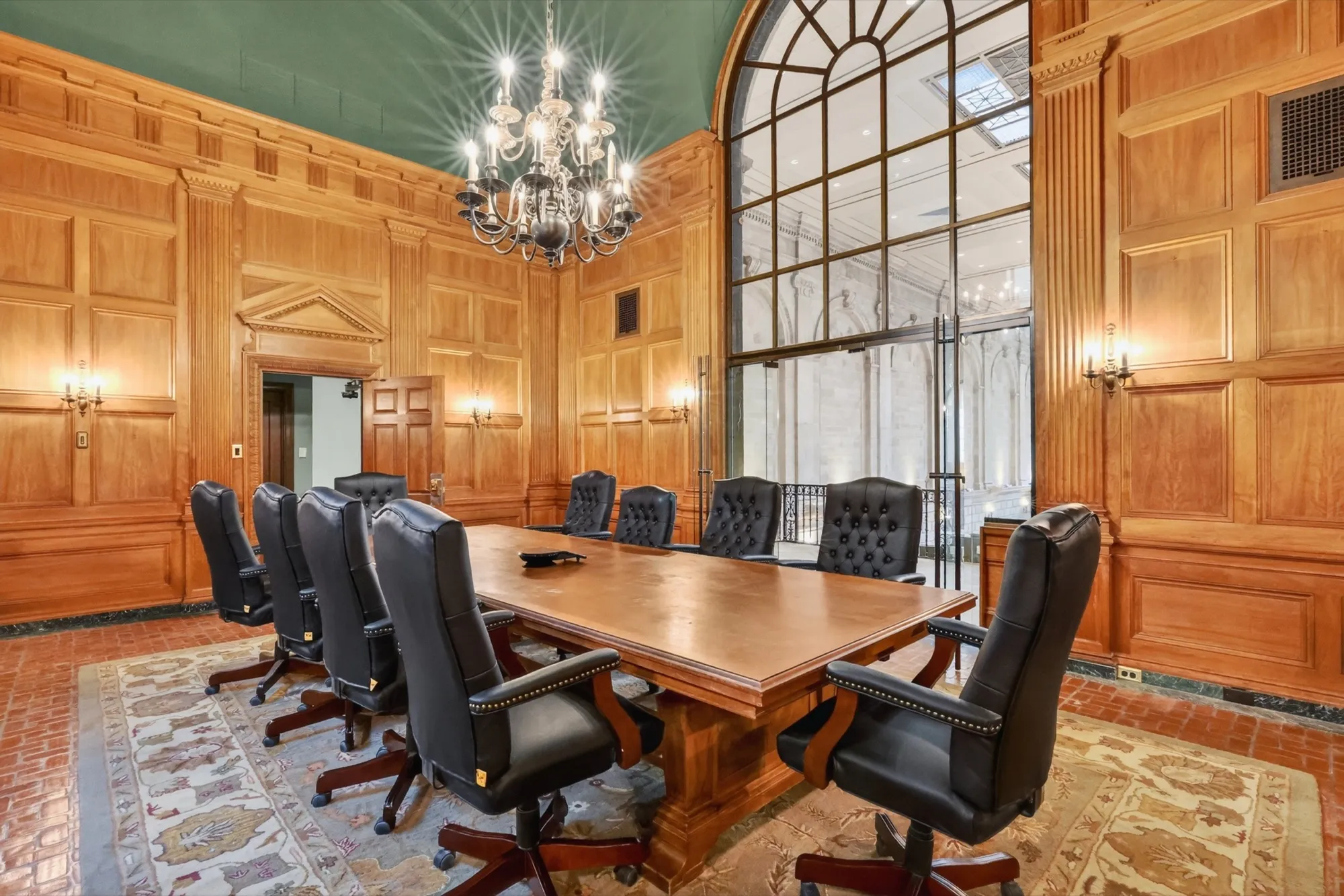 The Boardroom set for a meeting